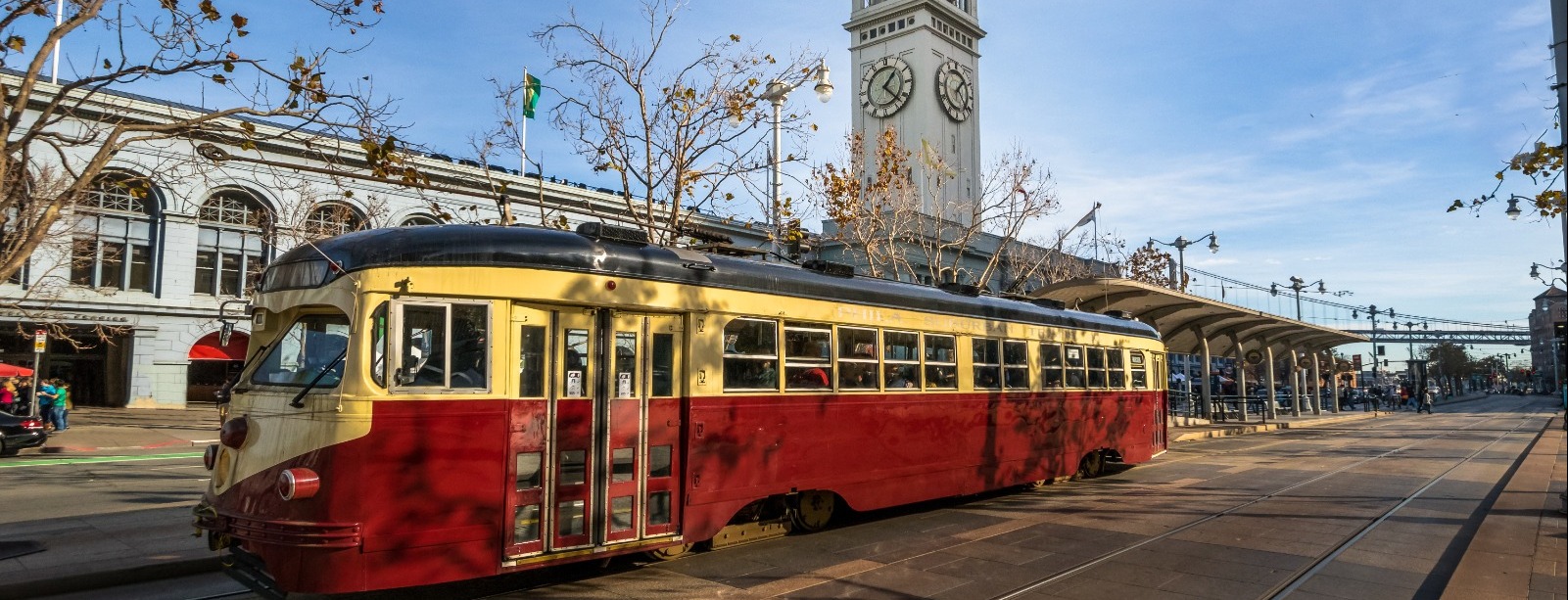 Ferry Building Clock Tower on the Embarcadero, San Francisco